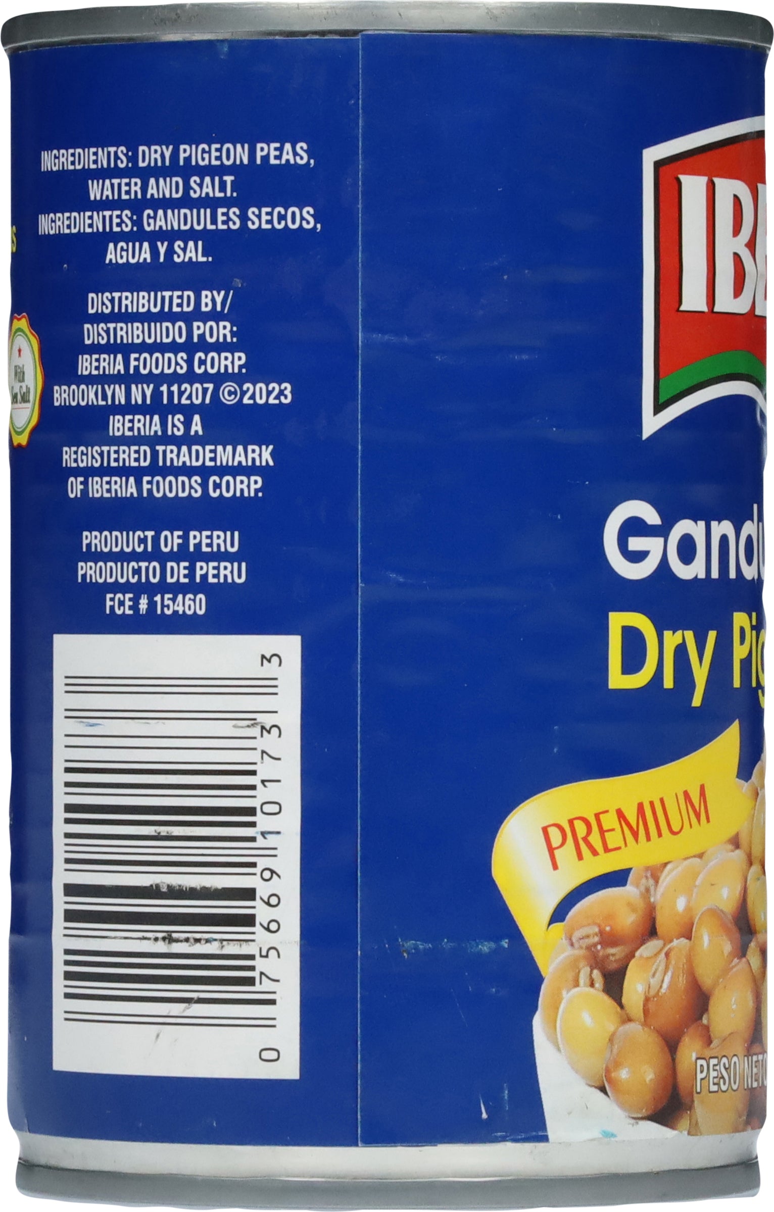 Iberia Dry Pigeon Peas 15 oz