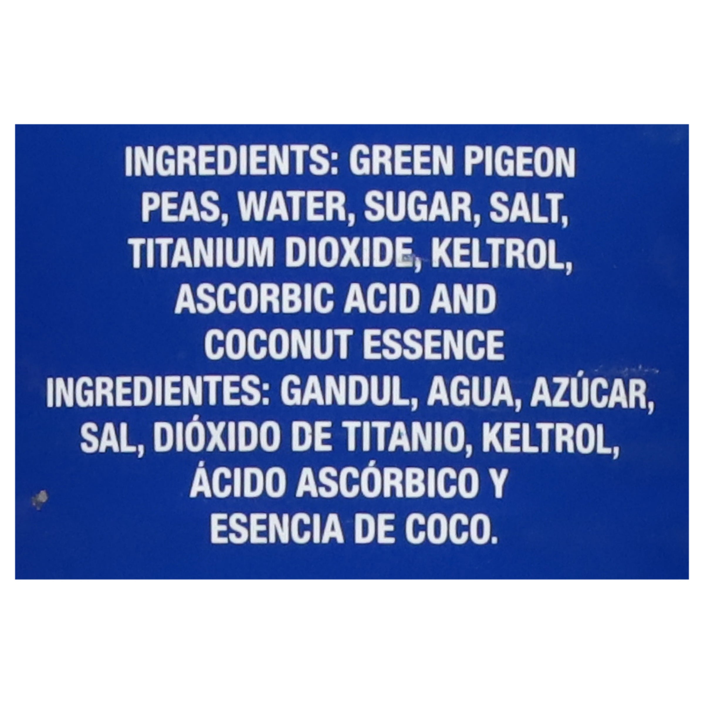Iberia Green Pigeon Peas with Coco 15 oz