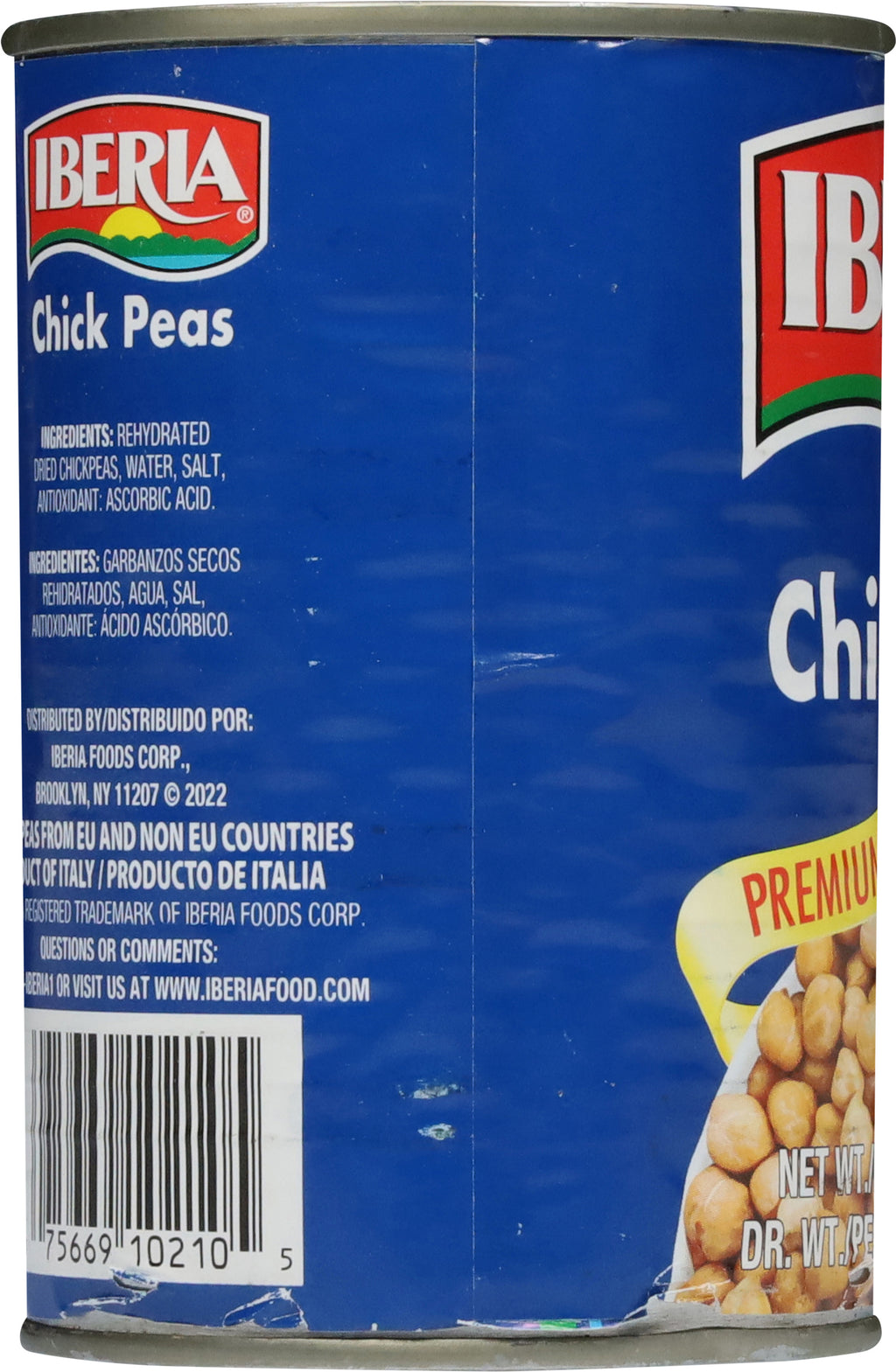 Iberia Chickpeas W/S 15 oz