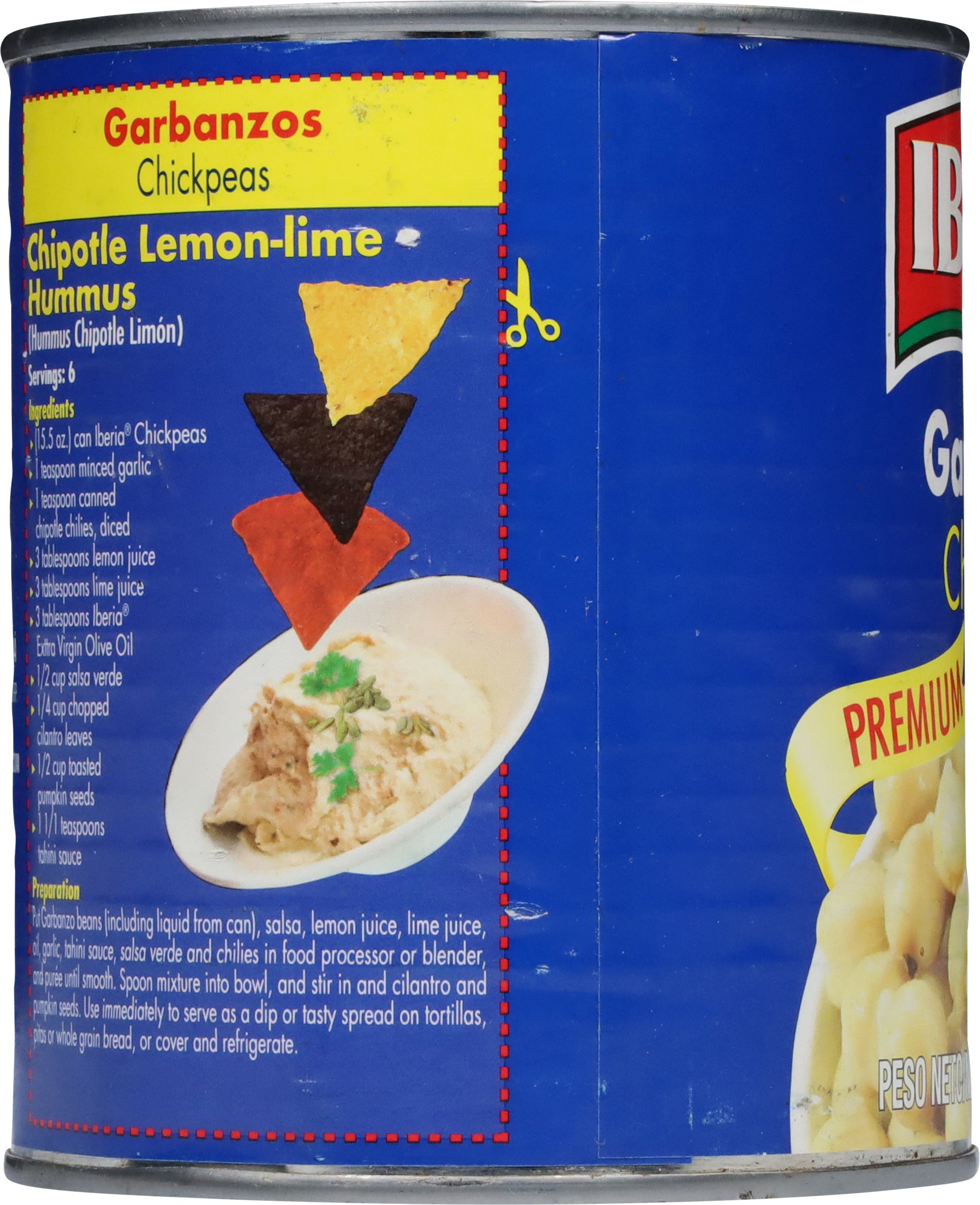Iberia Chickpeas W/S 29 oz