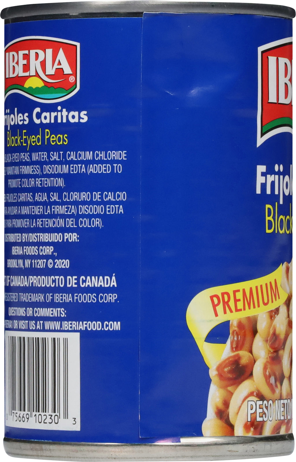 Iberia Blackeyed Peas W/S 15 oz