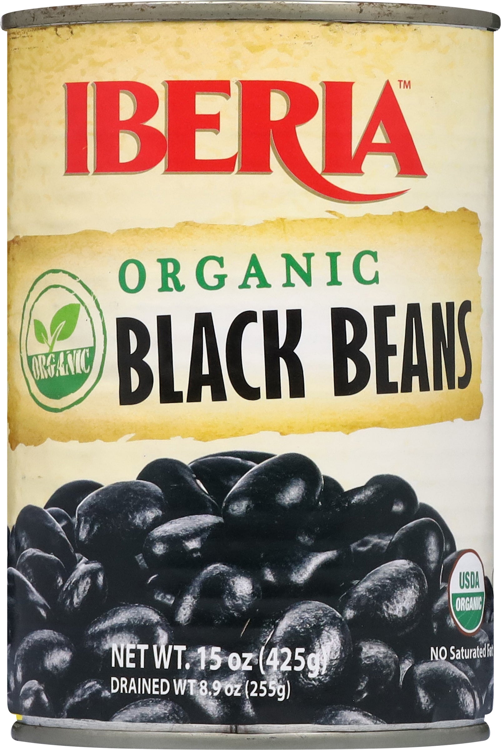 Iberia Organic Black Beans 15 oz