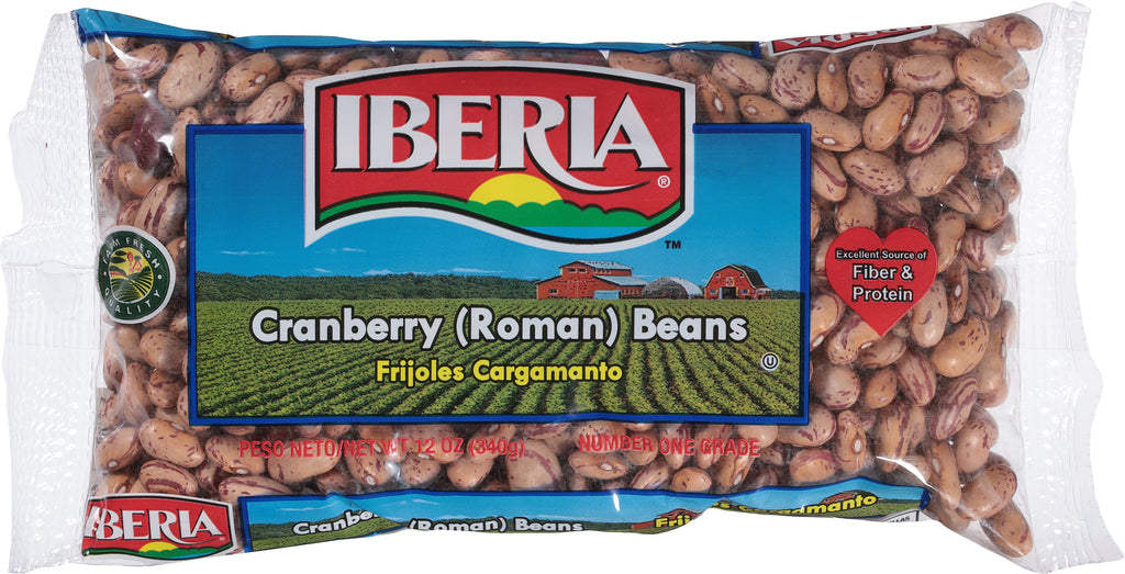 Iberia Roman Cranberry Beans 12 oz