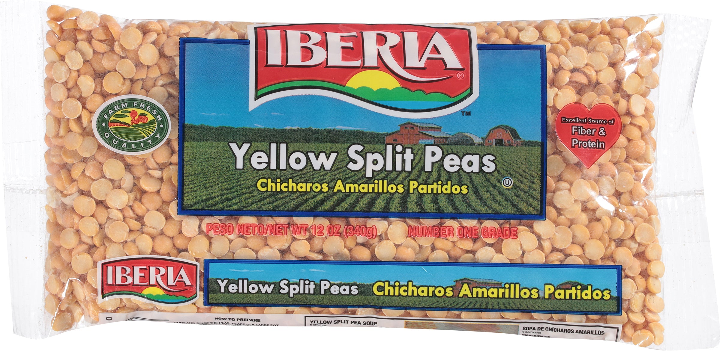 Iberia Yellow Split Peas 12 oz