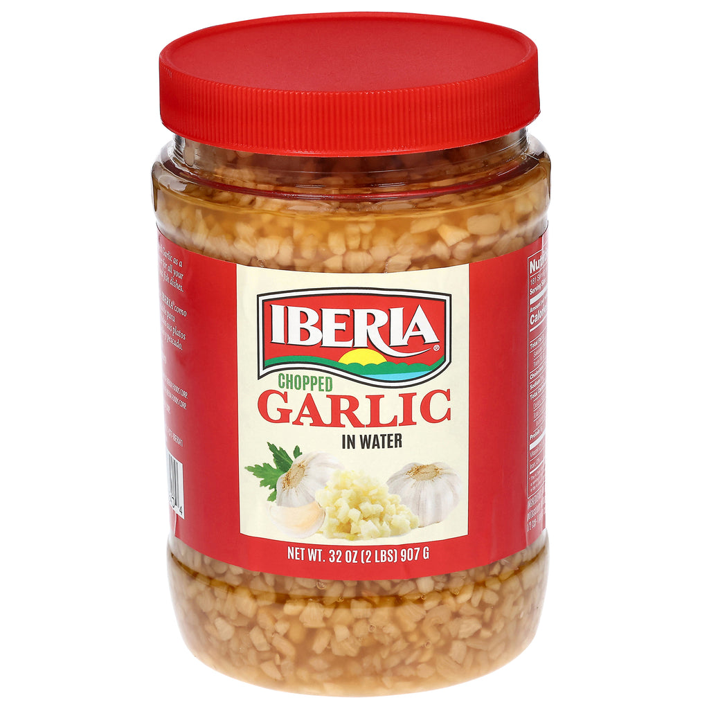 Iberia Chopped Garlic in Water 32 oz