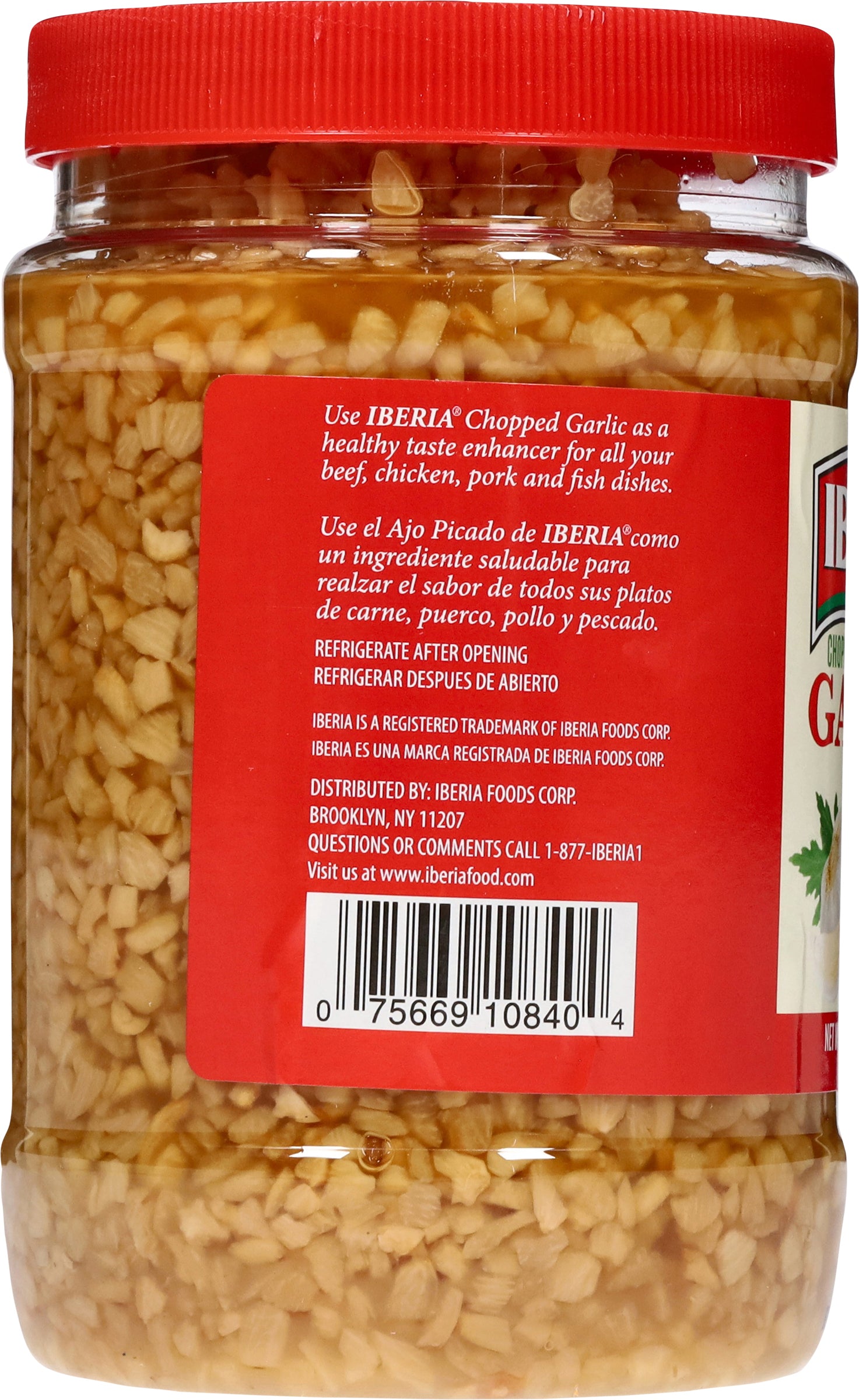 Iberia Chopped Garlic in Water 32 oz