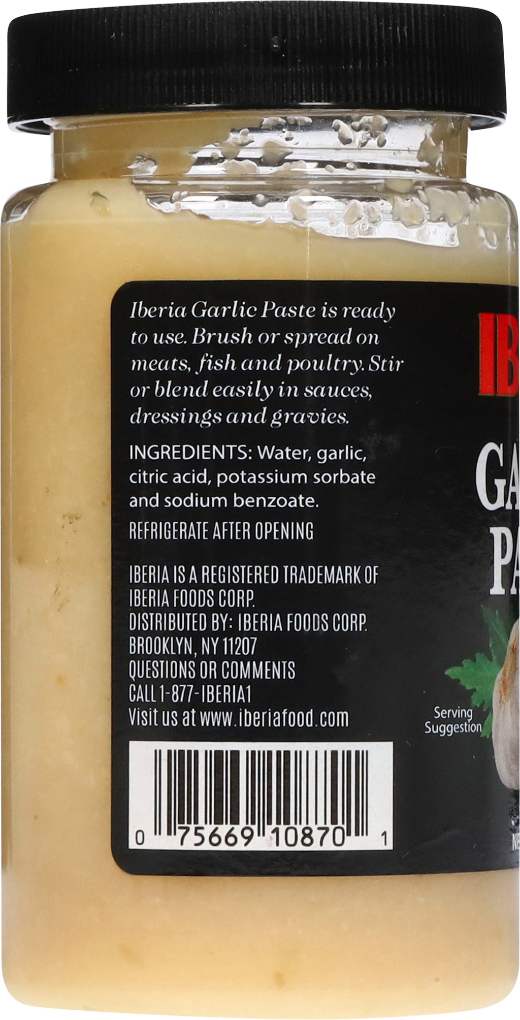 Iberia Garlic Paste 8 oz