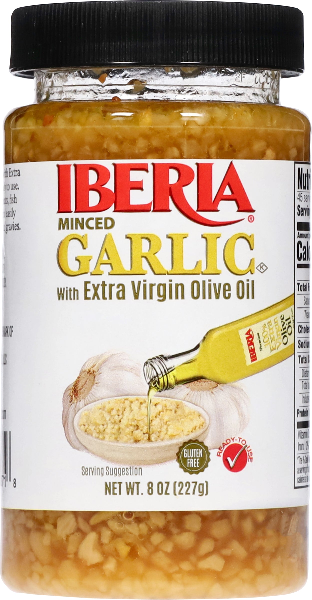 Iberia Minced Garlic w/ Olive Oil 8 oz