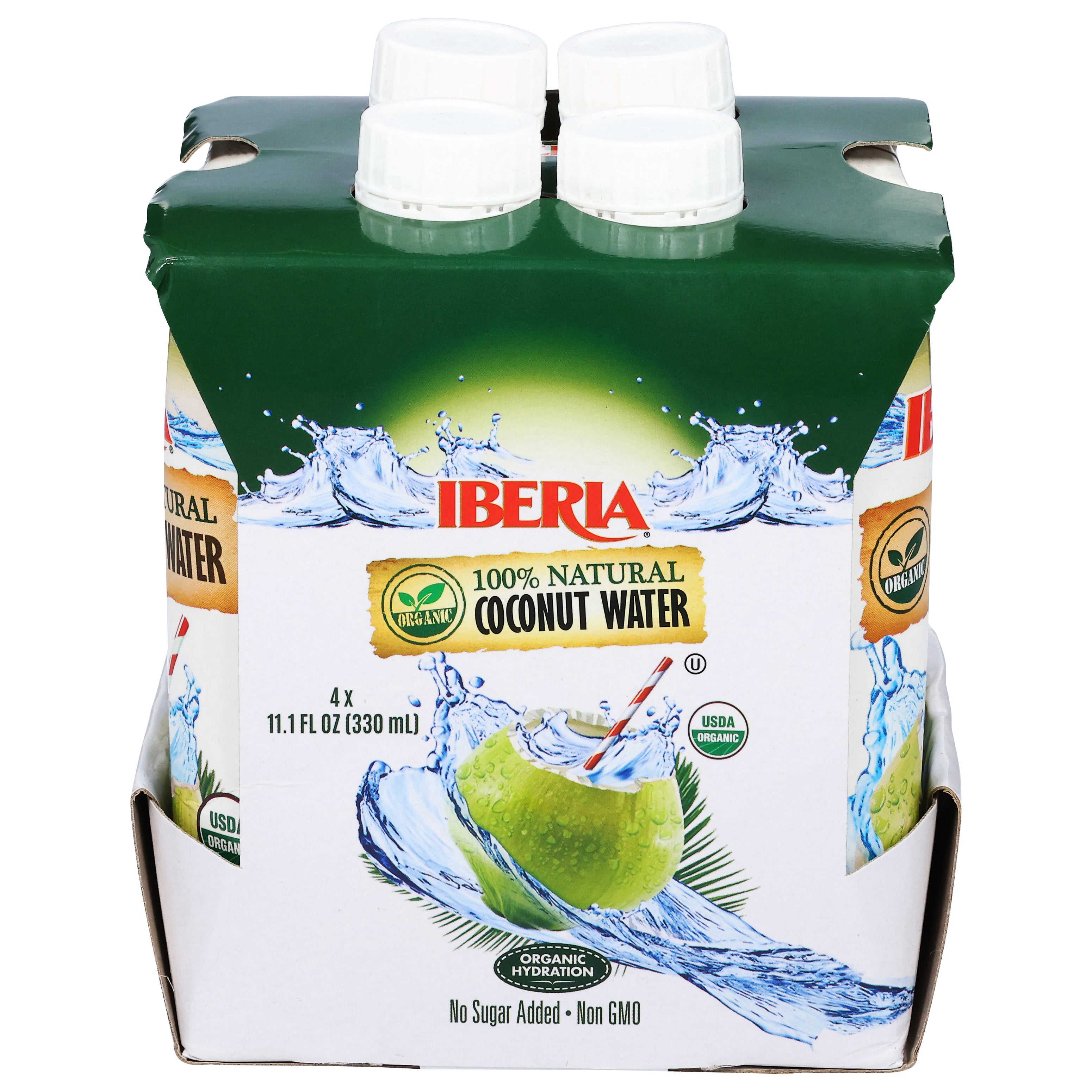 Iberia Organic Coconut Water - 4 pk 11.1 oz