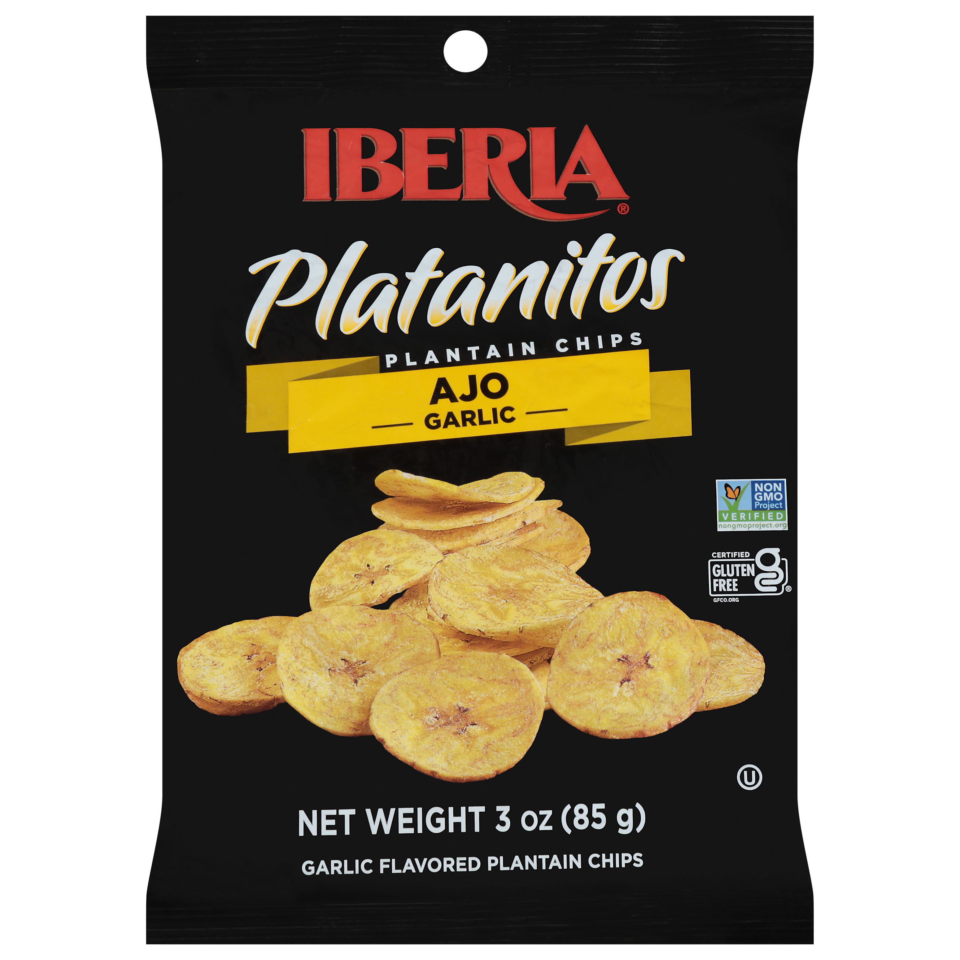 Iberia Garlic Plantain Chip 3 oz