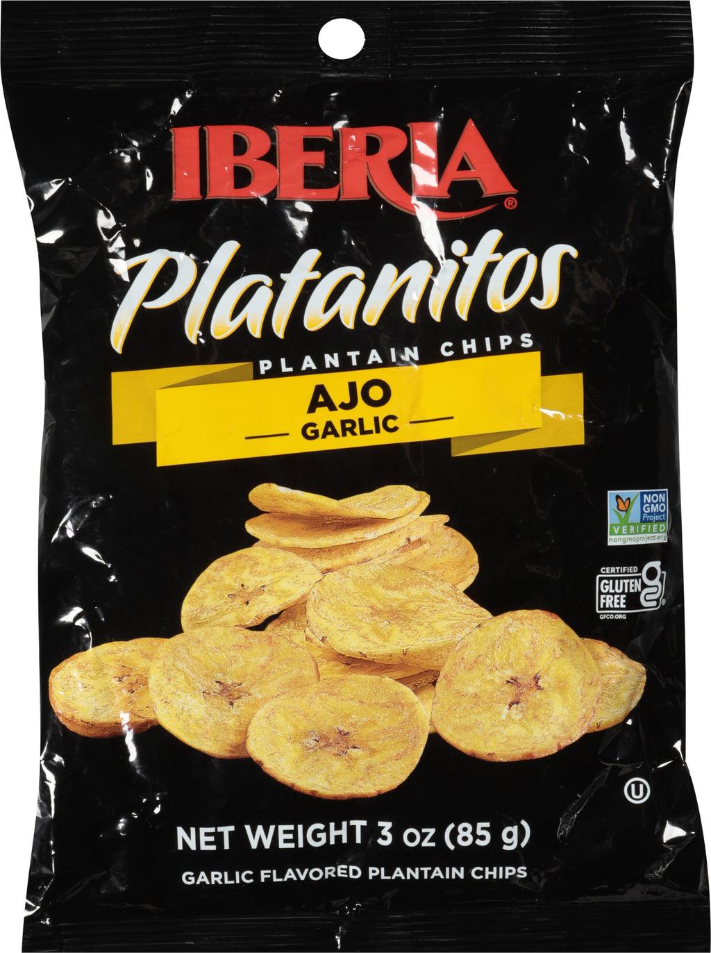 Iberia Garlic Plantain Chip 3 oz
