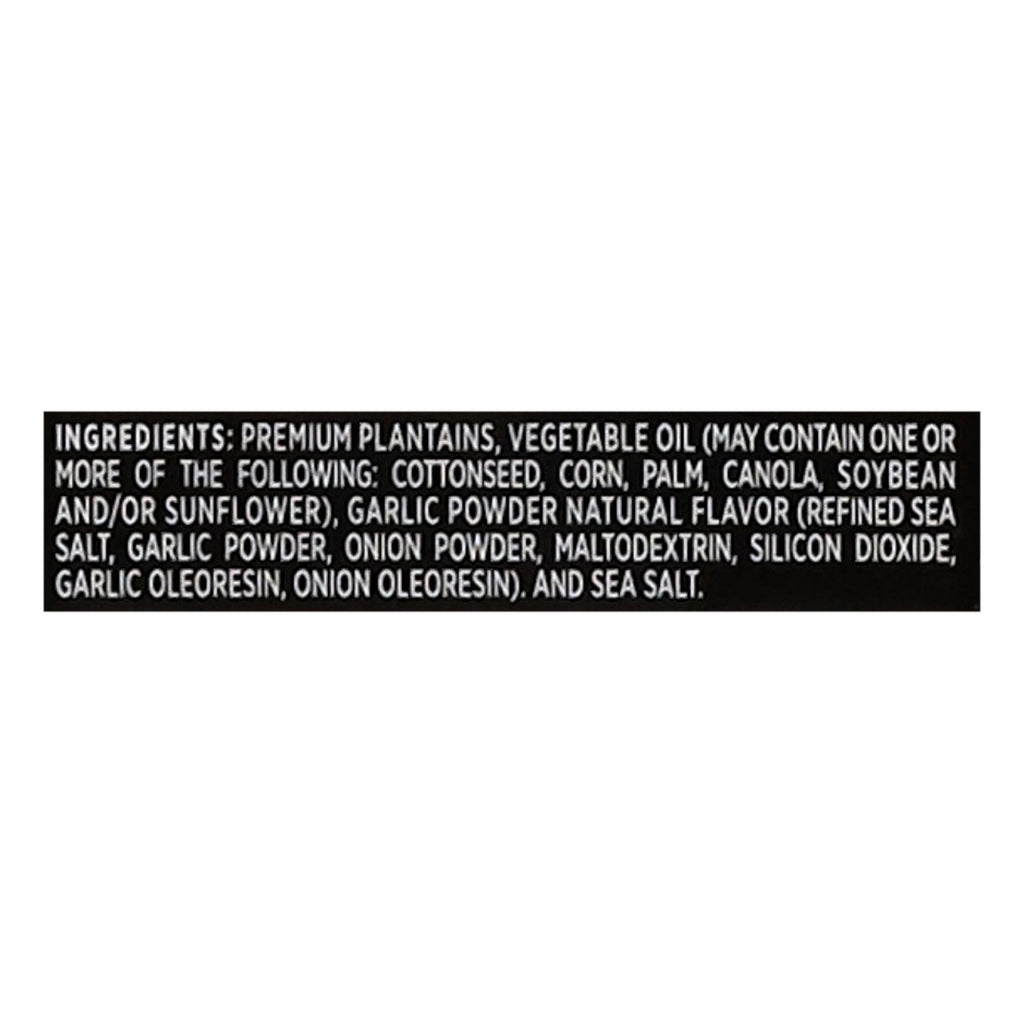 Iberia Plantain Chips Garlic (Jar) 20 oz