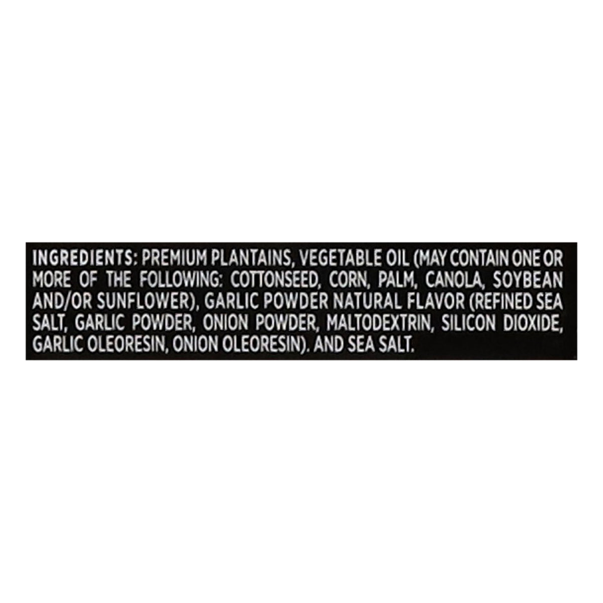 Iberia Plantain Chips Garlic (Jar) 20 oz